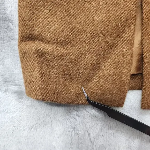 Vintage Neiman Marcus Anne Klein Skirt Womens S Brown Wool Pencil Lined Preppy - Picture 6 of 16